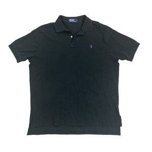 80s/90s Vintage Polo Ralph Lauren Black Short Sleeve Size XL